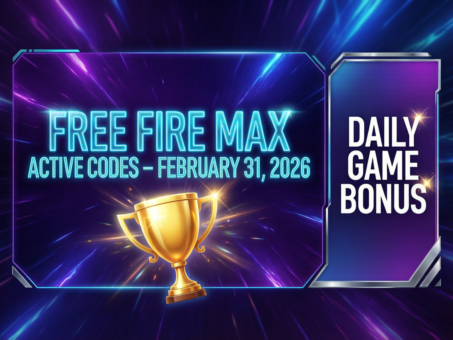 Free Fire MAX February 1st Codes 2026 | Daily Game Bonus