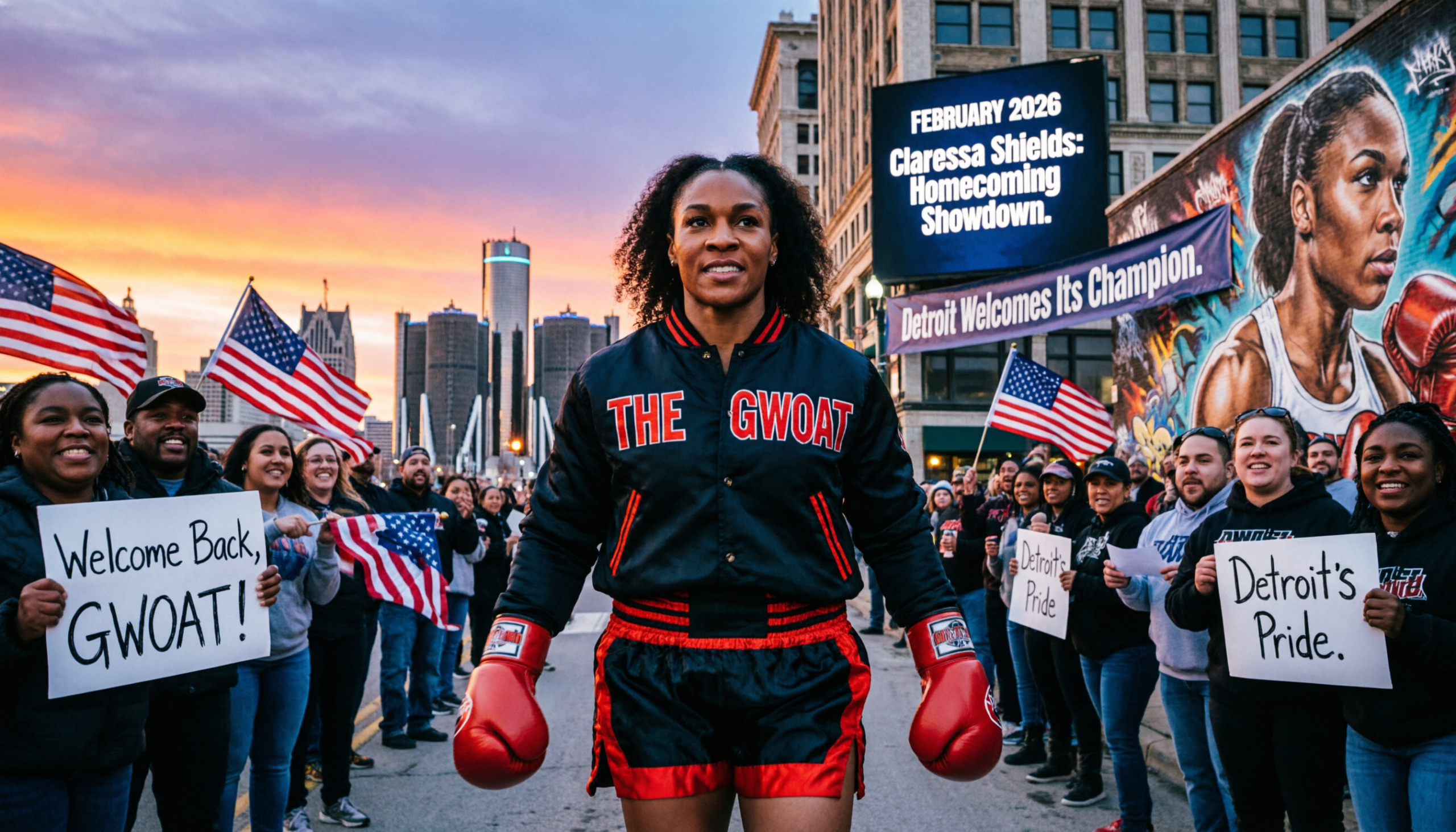 Claressa Shields Fight Update: “The GWOAT” Returns to Detroit (February 2026)