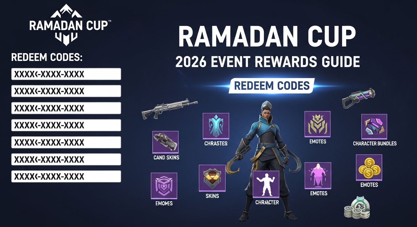 Free Fire Ramadan Cup Redeem Codes & February 2026