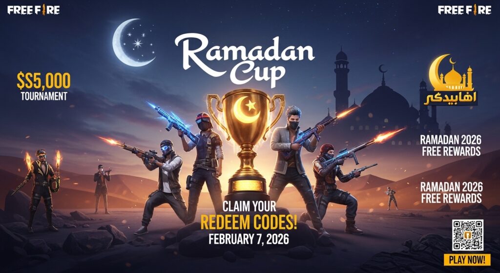 [NEW Feb 7] Free Fire Ramadan Cup Redeem Codes & 2026 Event Rewards