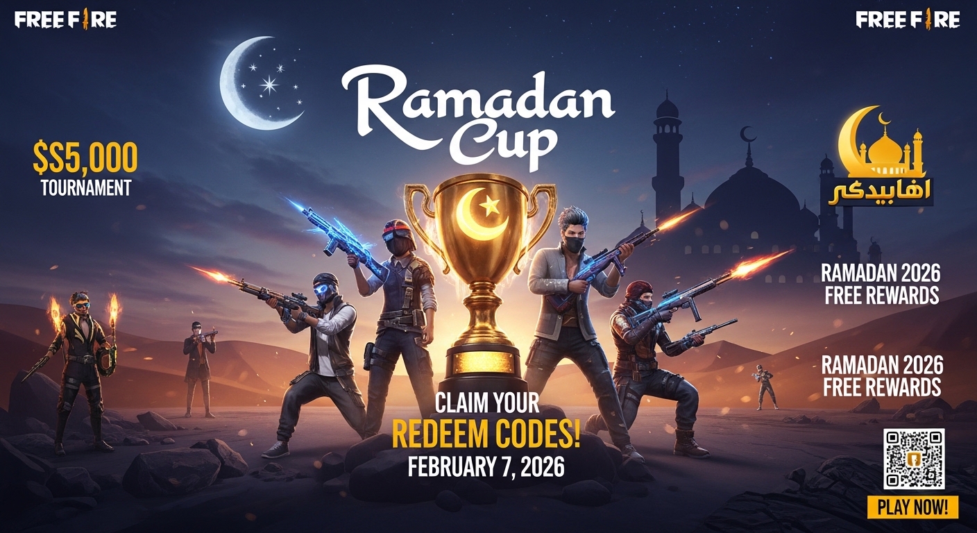 [NEW Feb 7] Free Fire Ramadan Cup Redeem Codes & 2026 Event Rewards