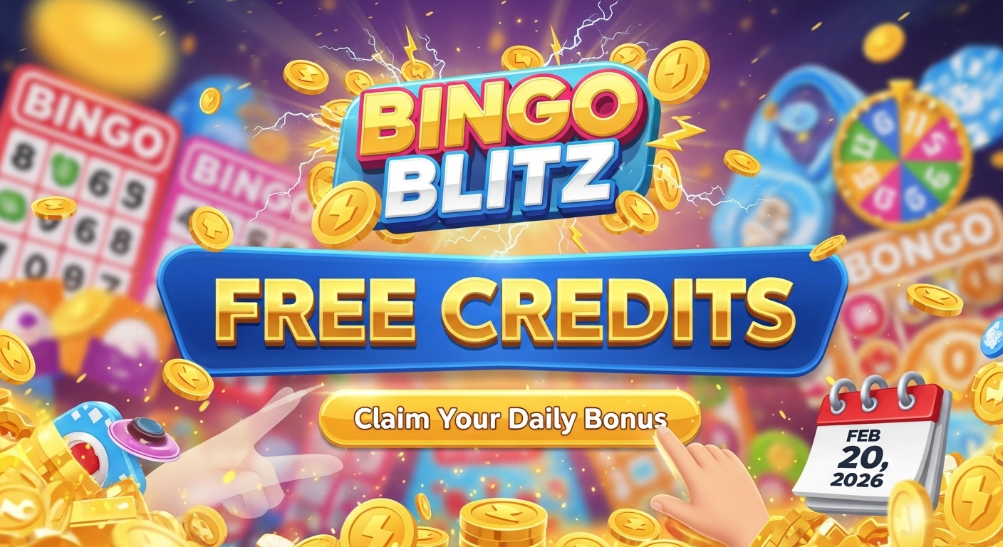 Bingo Blitz Free Credits: How to Claim Your Daily Bonus (Feb 20, 2026)