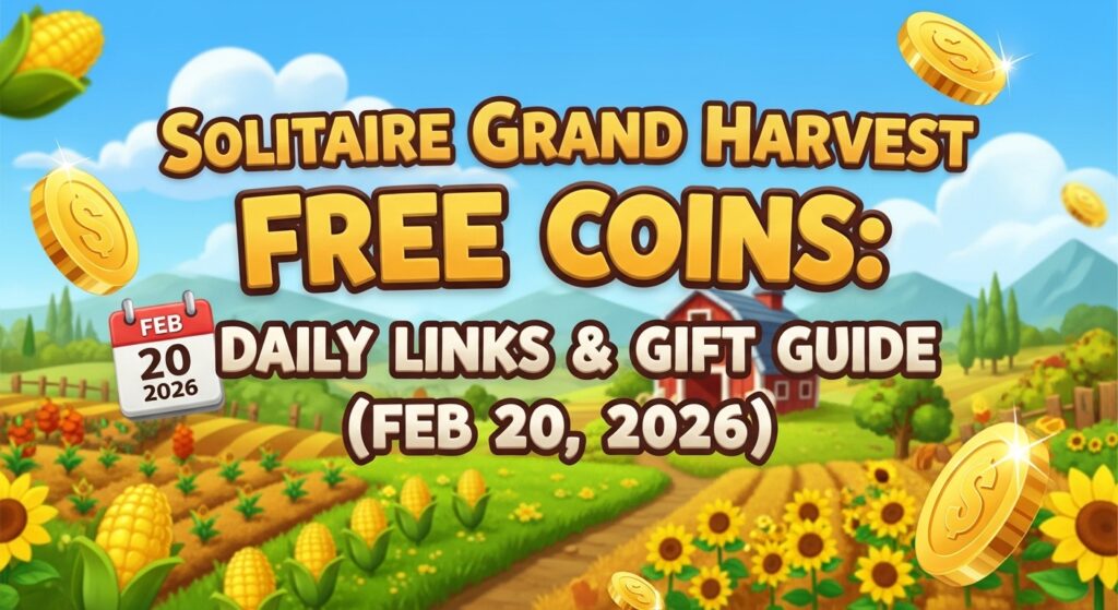 Solitaire Grand Harvest Free Coins: Daily Links & Gift Guide (Feb 20, 2026)