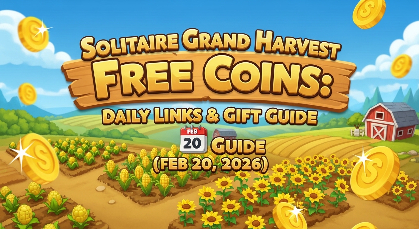 Solitaire Grand Harvest Free Coins: Daily Links & Gift Guide (Feb 20, 2026)