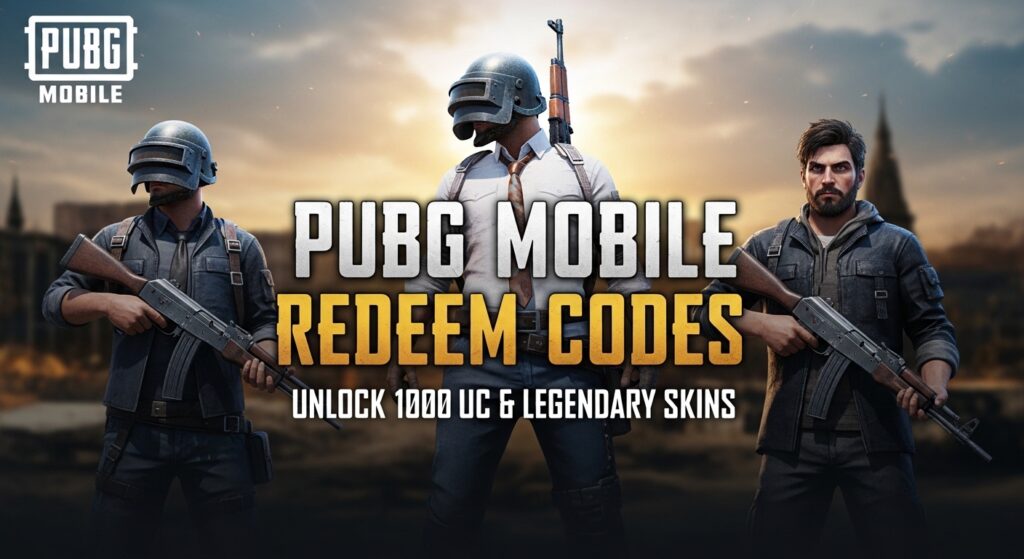 PUBG Mobile Redeem Codes: Unlock 1000 UC & Legendary Skins