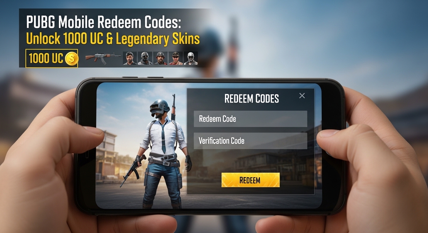 PUBG Mobile Redeem Codes: Unlock 1000 UC & Legendary Skins