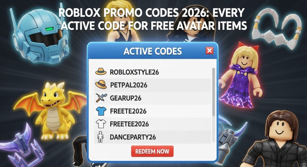 Roblox Promo Codes 2026: Every Active Code for Free Avatar Items