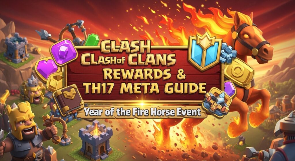 [LATEST Feb 8] Clash of Clans Rewards & TH17 Meta Guide: Year of the Fire Horse Event