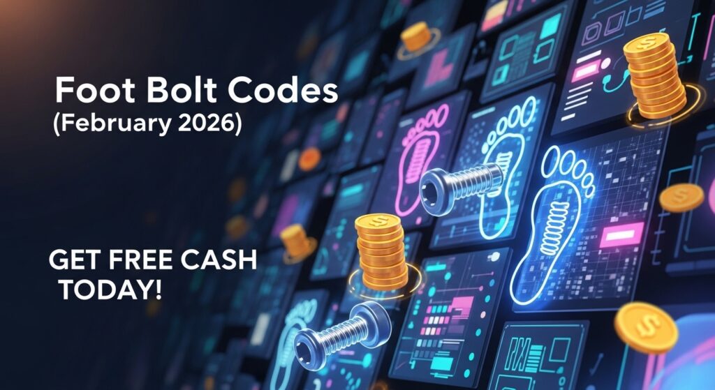 Foot Bolt Codes (February 2026): Get Free Cash Today!