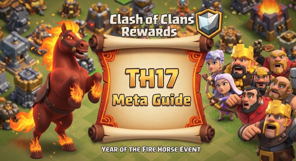[LATEST Feb 8] Clash of Clans Rewards & TH17 Meta Guide: Year of the Fire Horse Event