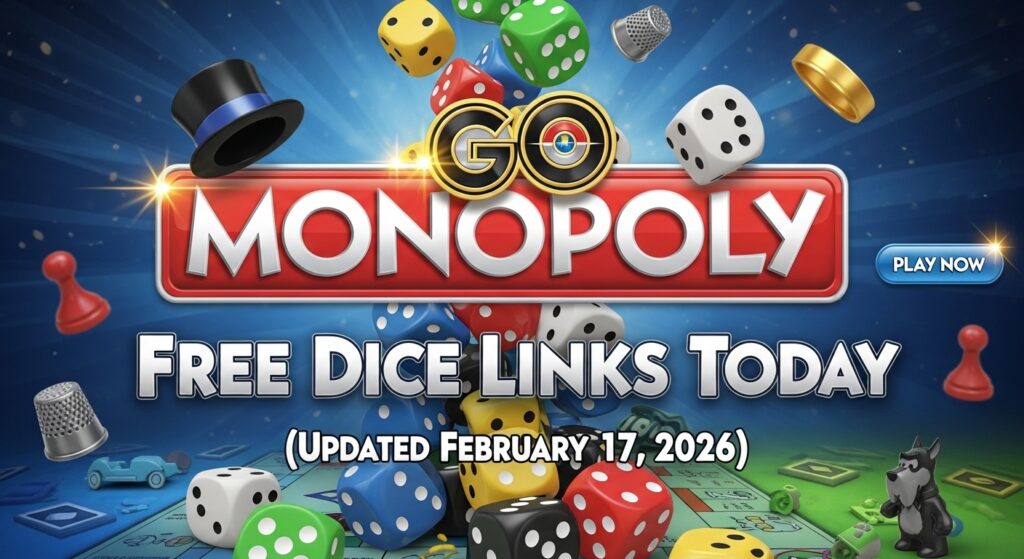 Monopoly GO Free Dice Links Today (Updated February 17, 2026)