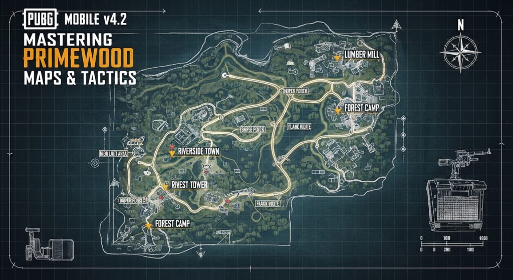 PUBG Mobile v4.2 Blueprint: Mastering PrimeWood Maps & Tactics