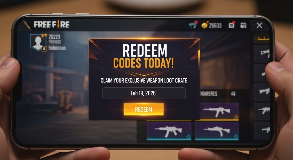 Free Fire Redeem Codes Today: Claim Your Exclusive Weapon Loot Crate (Feb 19, 2026)