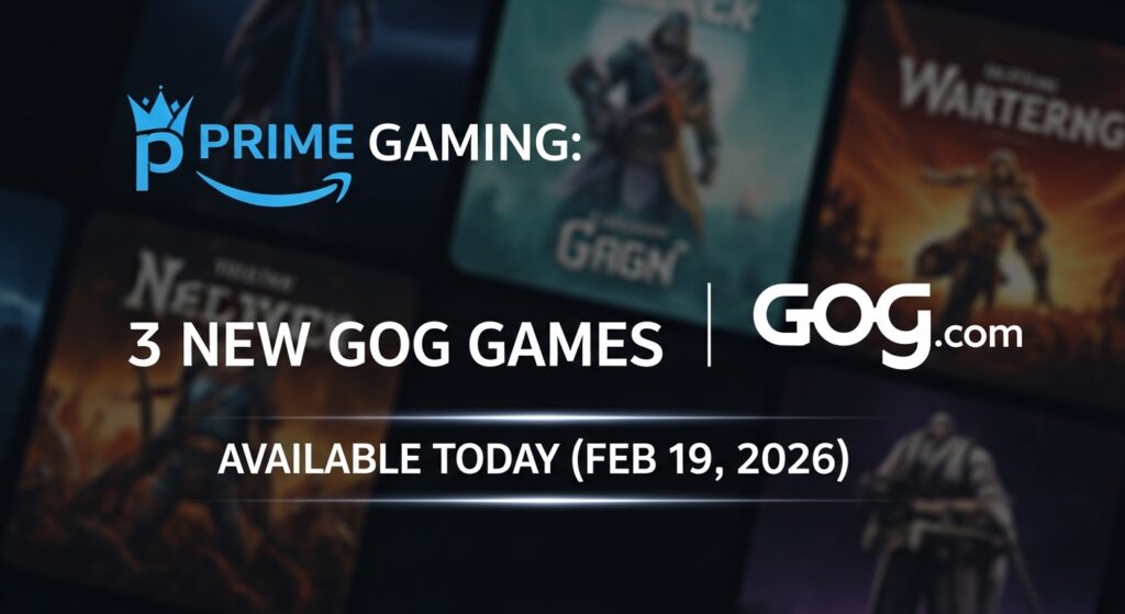 Prime Gaming: 3 New GOG Games Available Today (Feb 19, 2026) 