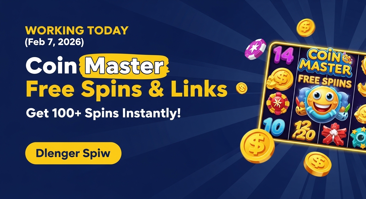 [WORKING TODAY] Coin Master Free Spins & Links (Feb 7, 2026): Get 100+ Spins Instantly!