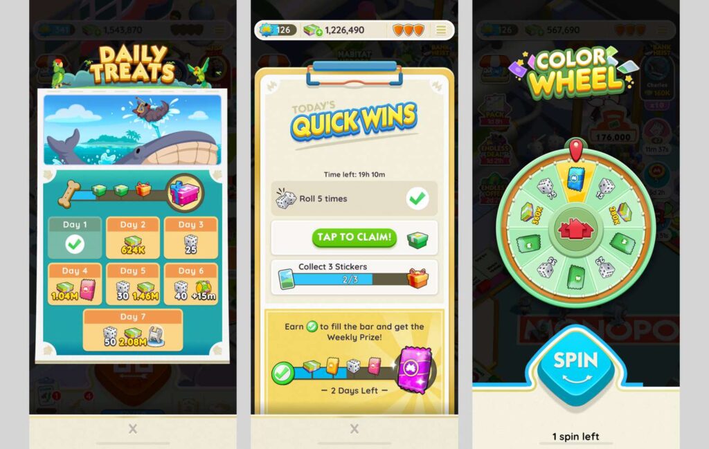 Monopoly Go Daily Rewards 2026 | Daily Game Bonus