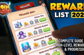 Coin Master Village 300+ Reward List 2026: Complete Guide to High-Level Rewards and Progression