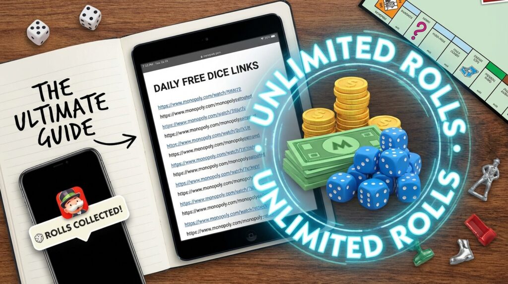 Free Dice Links (Updated Daily): The Ultimate Guide to Getting Unlimited Rolls in Monopoly GO!