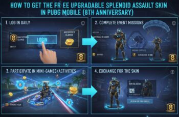 How to Get the Free Upgradable Splendid Assault Skin in PUBG Mobile (8th Anniversary)