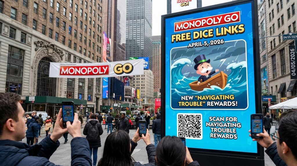 Monopoly GO Free Dice Links (April 5, 2026)
