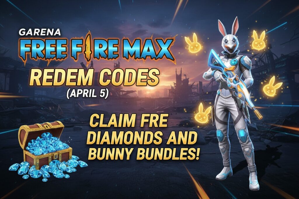 Garena Free Fire MAX Redeem Codes (April 5): Claim Free Diamonds and Bunny Bundles!