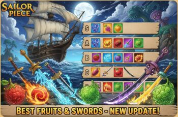 Sailor Piece Tier List (April 2026): Best Fruits and Swords for the New Update!