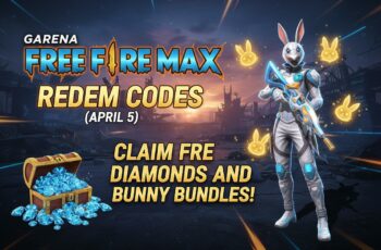 Garena Free Fire MAX Redeem Codes (April 5): Claim Free Diamonds and Bunny Bundles!