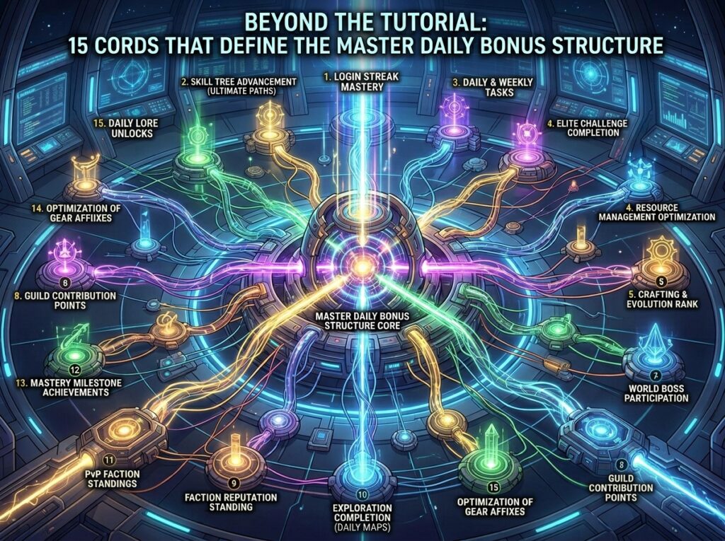 Beyond the Tutorial: 15 Cords that define the Master daily Bonus Structure