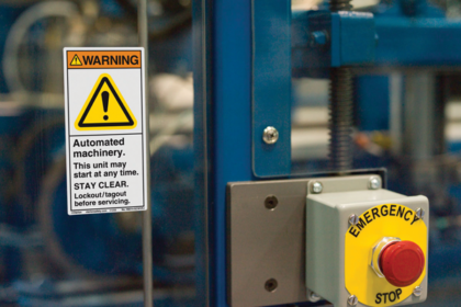 AI Emergency Braking Sonstruction Safety e Stop
