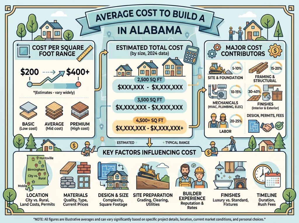 What Is the Average Cost to Build a Custom Home in Alabama?