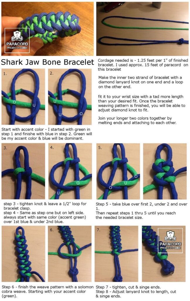 How to Make a Shark Jaw Bone Paracord Bracelet: Complete Guide & Understanding