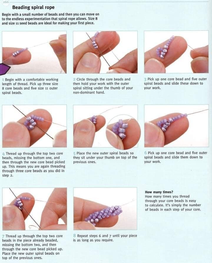 Beading Spiral Rope Tutorial: How to Make a Twisted Beaded Rope with Seed Beads