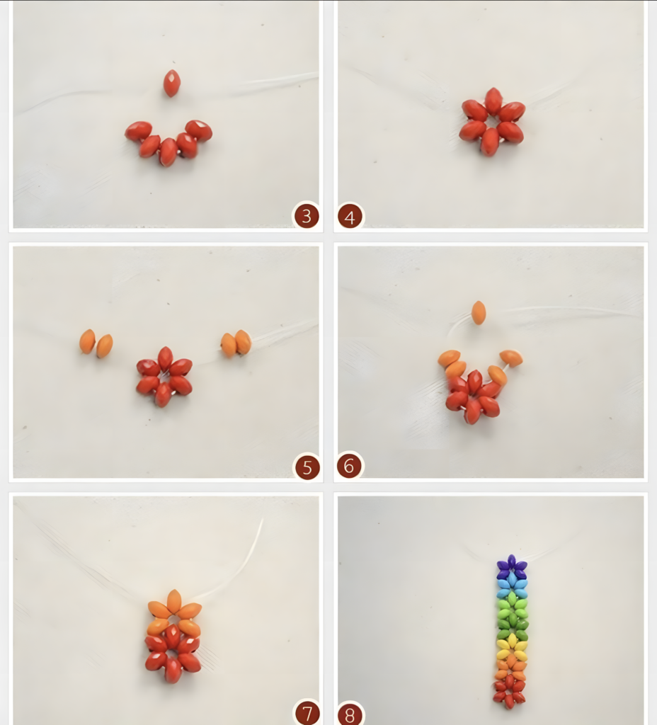How to Make a Rainbow Daisy Chain: Easy Beading Tutorial