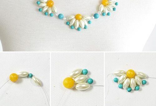 How to Make a Beaded Daisy Pearl Necklace: Easy Step-by-Step Guide