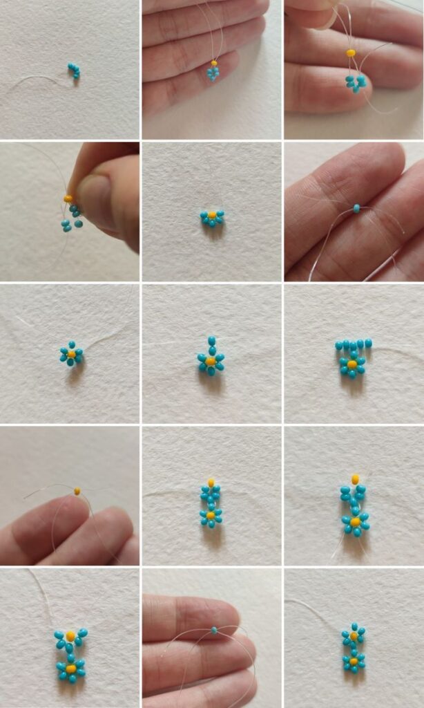 How to Make a Mini Beaded Daisy Chain: Easy Seed Bead Flower Tutorial