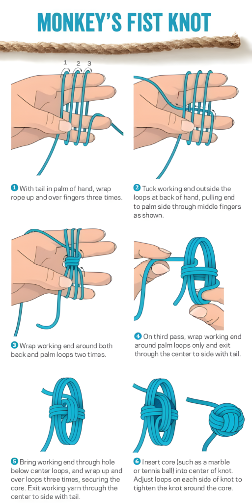 How to Tie a Monkey’s Fist Knot: A 6-Step Beginner Guide